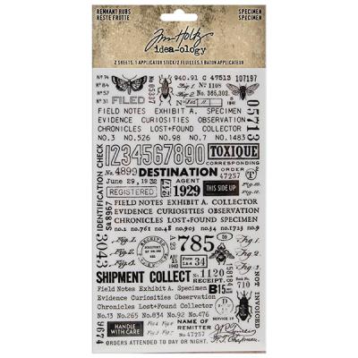 Idea-ology Tim Holtz - Specimen Remnant Rubs